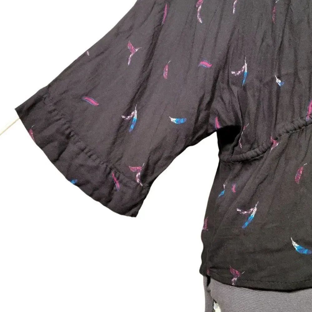 ExpressâBlackâDrawstring OverâShirtâSzâXS - Picture 6 of 9